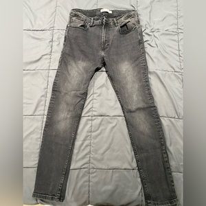 Black washed ZARA jeans. Slim fit. Size 32